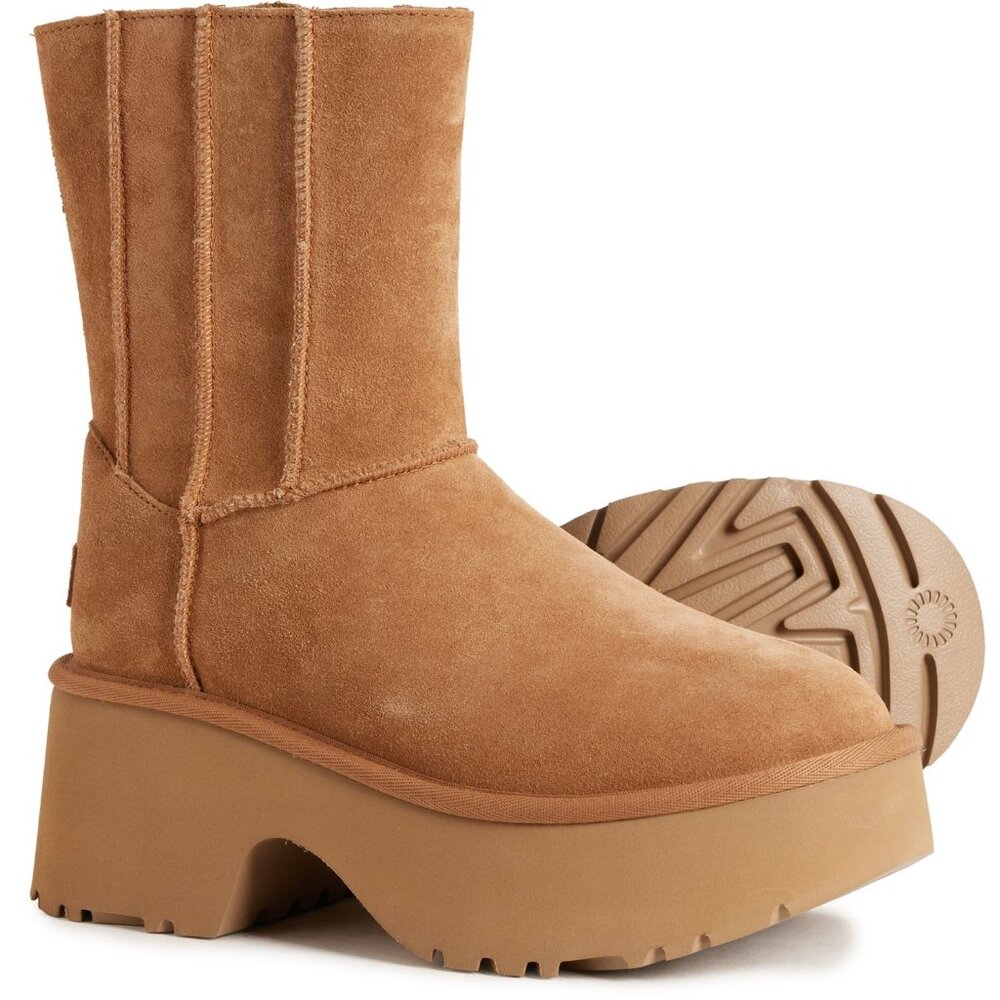 NEW UGG® Australia Classic Twin Seam New Heights Boots - Suede For Women 825 9s5 - Picture 4 of 9